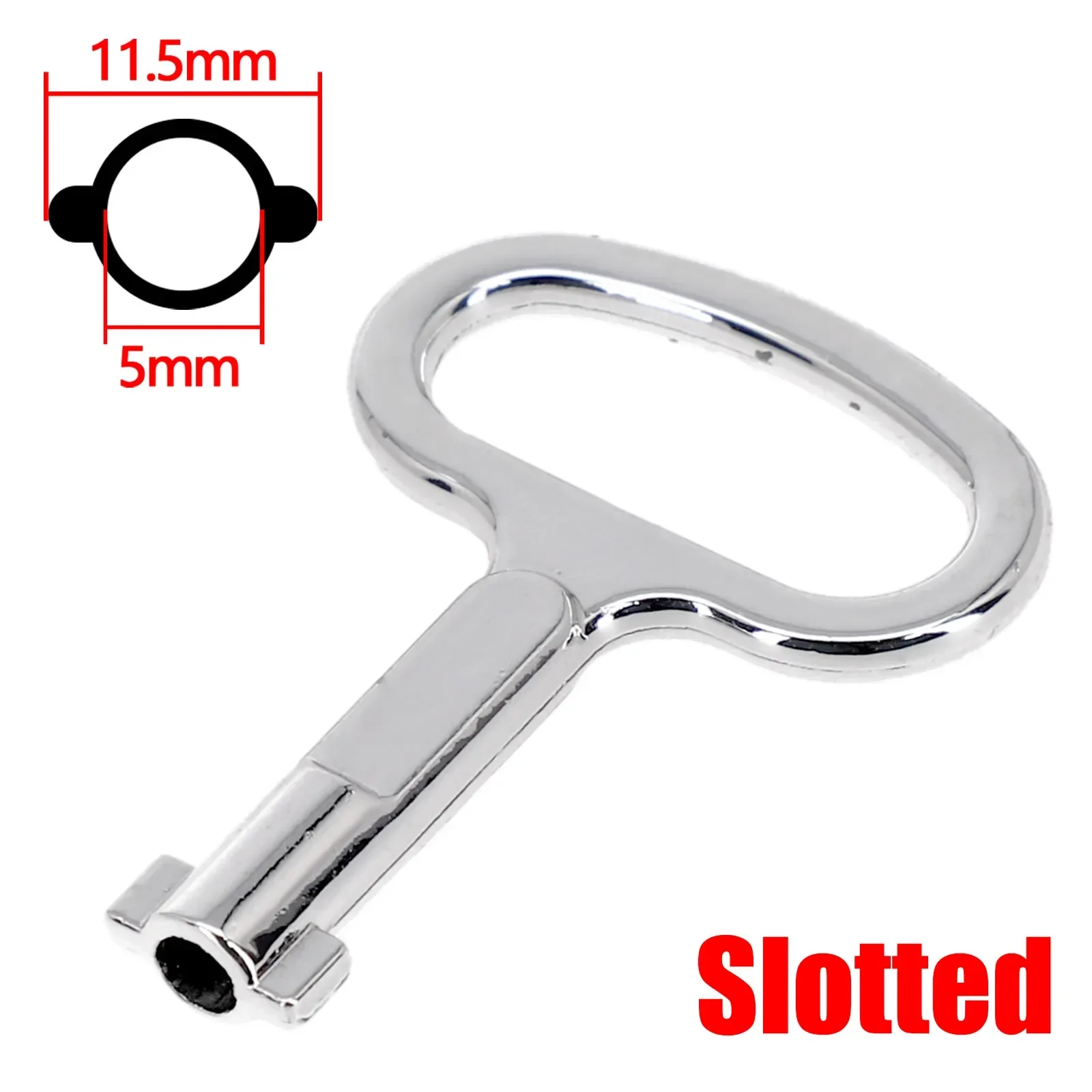 Zinc Alloy Triangular Slotted Key Wrench For Distribution Box Valve Key Torque Wrench Electric Cabinet Lock Elevator Door Key