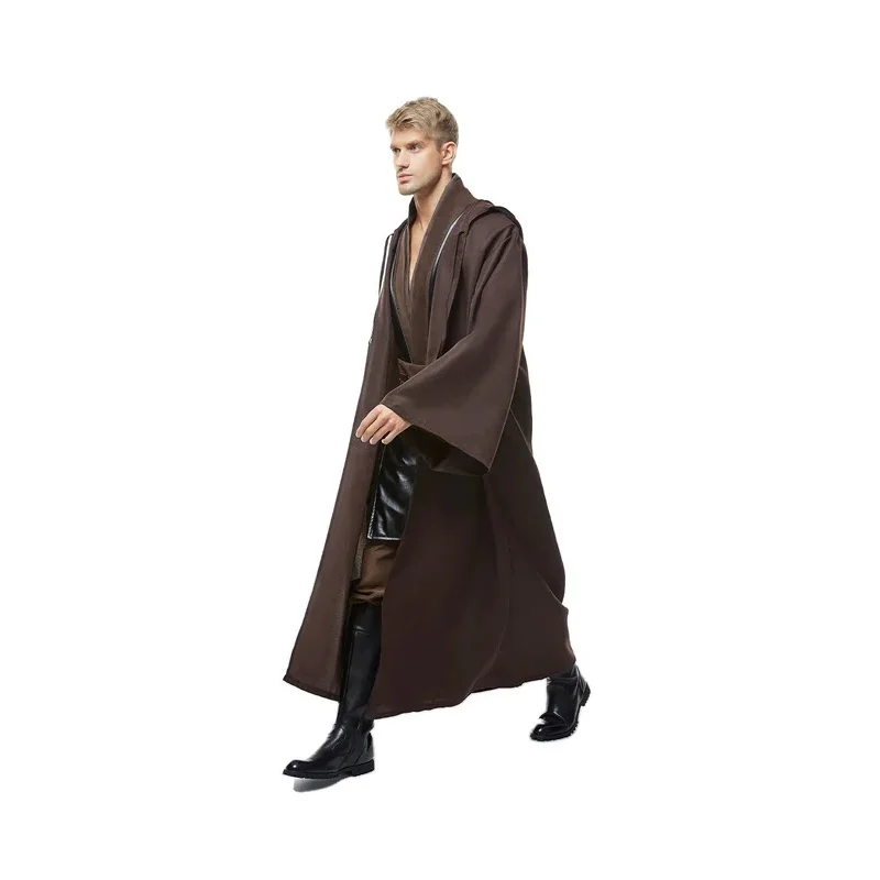 anakin-skywalker-cosplay-costume-marron-uniforme-cape-tenues-fantasia-hommes-halloween-carnaval-fete-deguisement-vetements