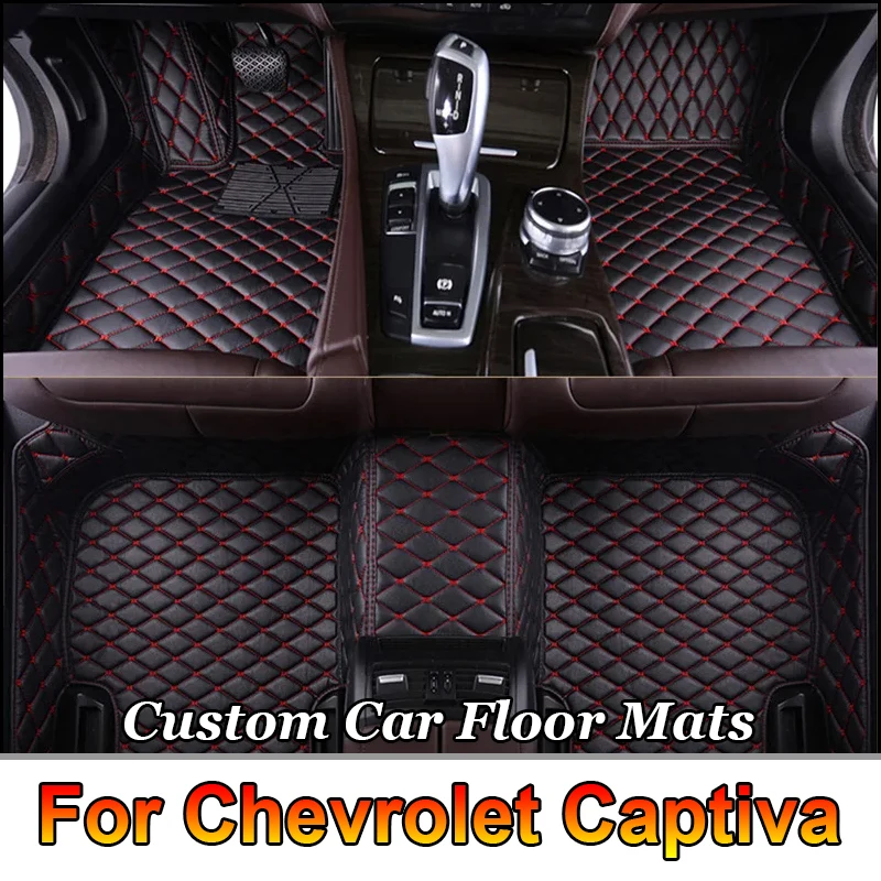 

Car Mats For Chevrolet Captiva 7seat C100 C140 2006~2010 Anti-dirt Carpets Leather Mat Rugs Pad Interior Parts Car Accessories