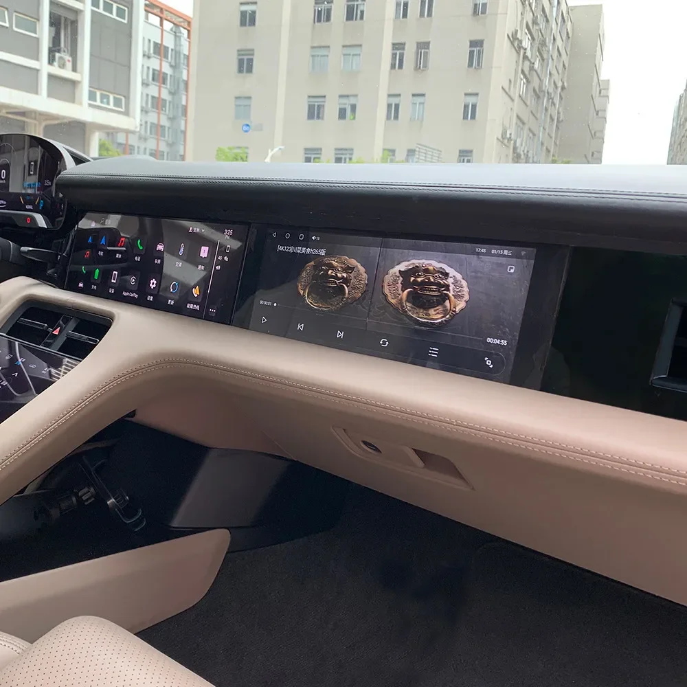 أندرويد لبورشه تايكان 2019-2025 CoPilot الترفيه شاشة مشغل وسائط متعددة اللاسلكية CarPlay راديو السيارة لتحديد المواقع والملاحة S
