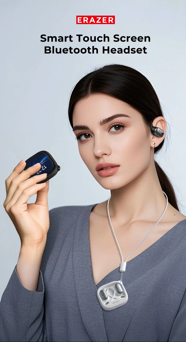 ERAZER XF38 Open-Ear Ear-Hook Kabellose Bluetooth-Ohrhörer OWS Air Conduction Kopfhörer ENC Geräuschunterdrückung HiFi Stereo IPX5 – Detail 2