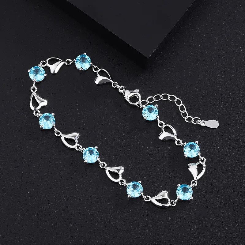 Clearance Sale at a Loss Handmade Heart-Shaped Bracelet Multi-Color Versatile New Women's Style