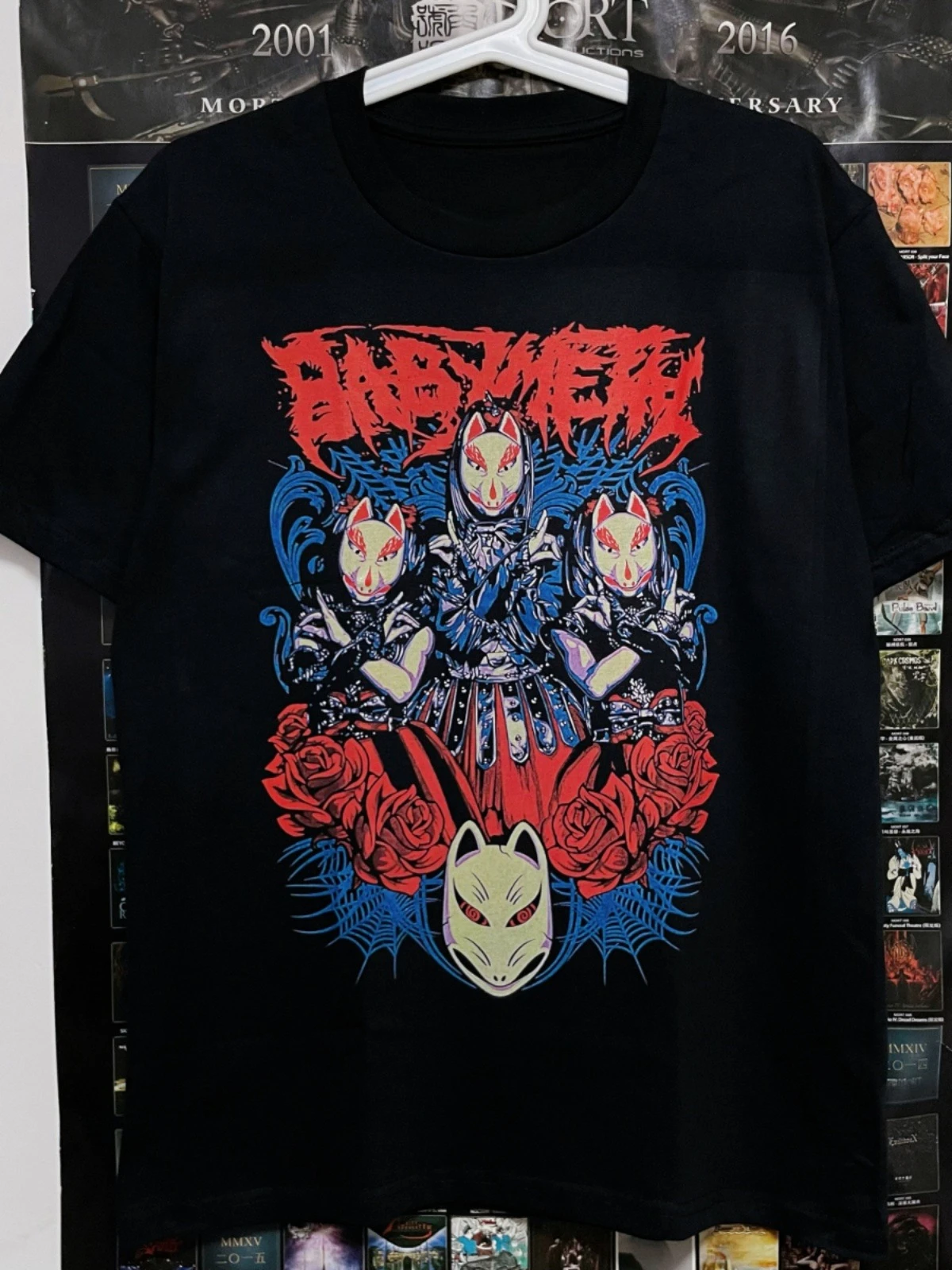 

Japanese Band Peripheral Men Women Short Sleeve T-Shirts Loose Metal Rock Band European American Rock Metal Personalized Loose