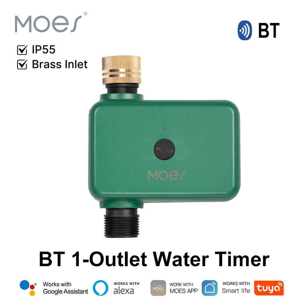 Tuya สมาร์ทบลูทูธ Water Timer ระบบชลประทานโปรแกรมการควบคุมแอปอัจฉริยะสมาร์ทสปริงเกลอร์จับเวลาทํางานร่วมกับ Alexa Google