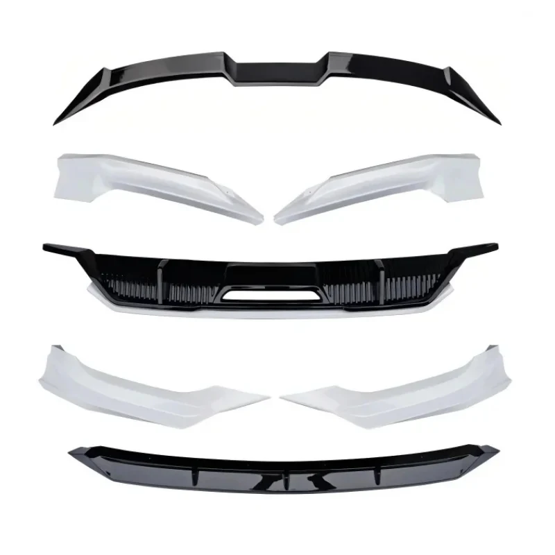 

High-quality Bodykit Han Front and Rear Bumper Factory Spoiler Glossy Black Car Accessories
