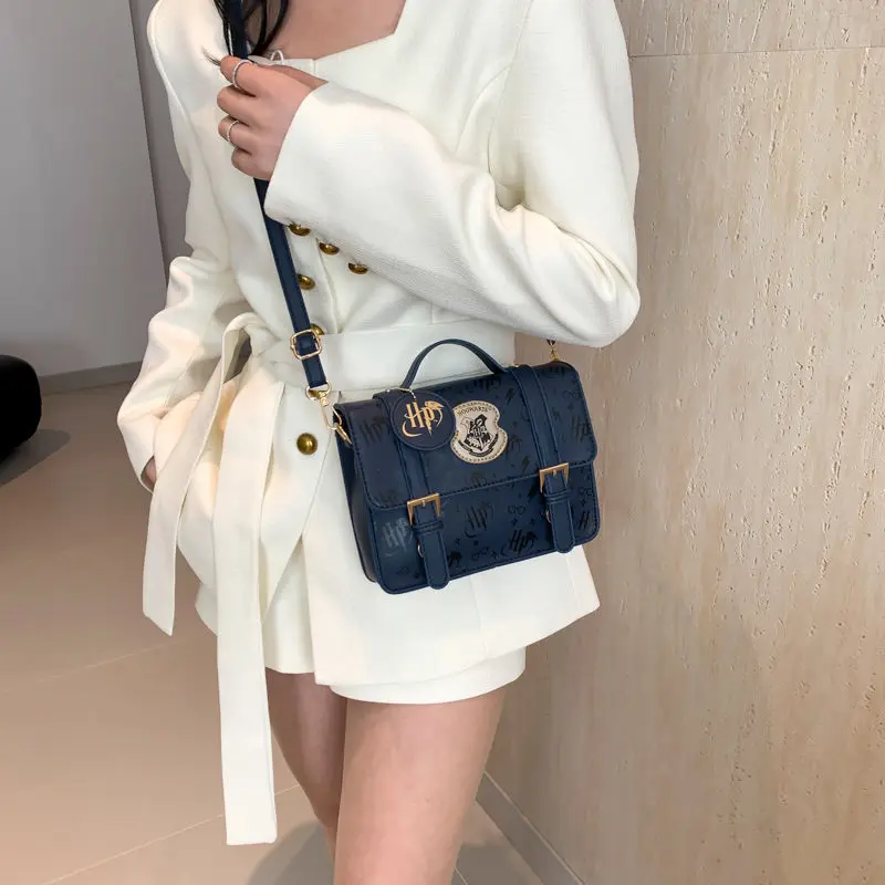Harry Potter handtas voor dames PU-leer Hogwarts College Crossbody tas Vintage mode Cambridge schoudertas voor meisjes