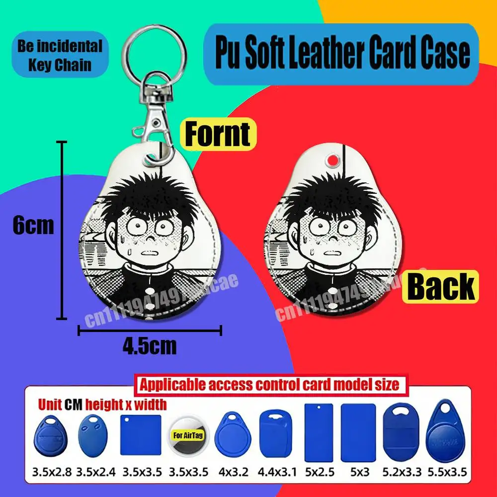 For Makunouchi Hajime no Ippo For AirTag Case Card Holder Sleeve ID Credit Bank Access Badge For Air Tag Case Shell