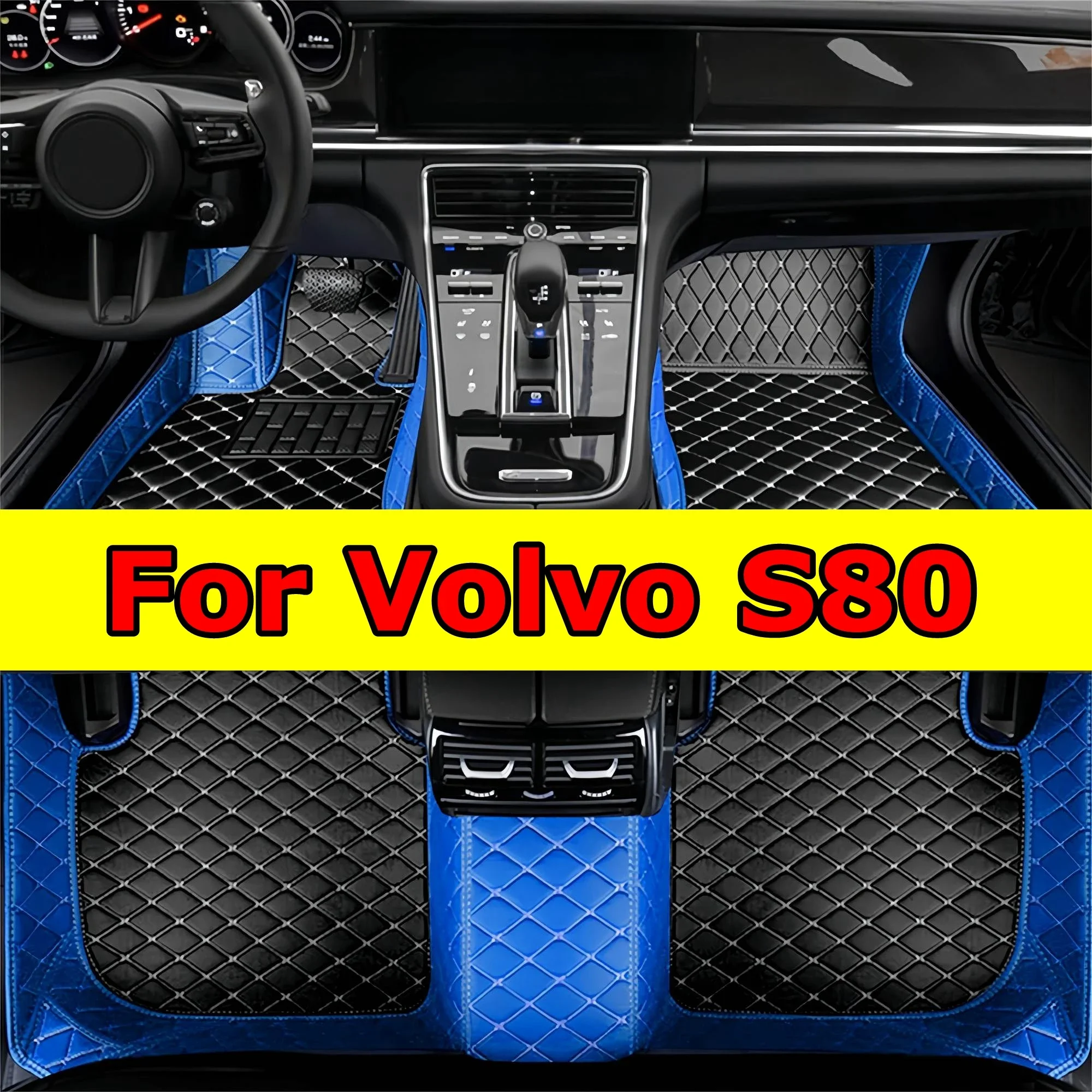 

Автомобильные коврики на заказ для Volvo S80 2006 2007 2008 2009, Нескользящие, водонепроницаемые, покрывающие пола, автомобильные коврики