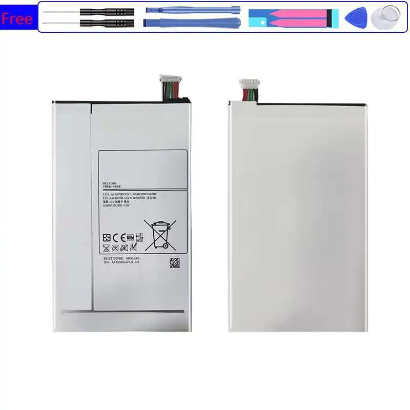 Надежный аккумулятор для планшета 4900 мАч EB-BT705FBE для Samsung Galaxy Tab S 8,4 SM T700 T705