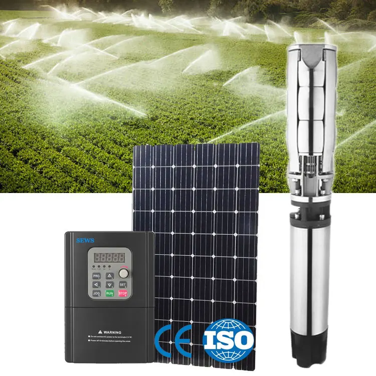 

Solar Water Deep Well Pump 15hp Solar Ac and Dc Water Pump Submersible Water Pump