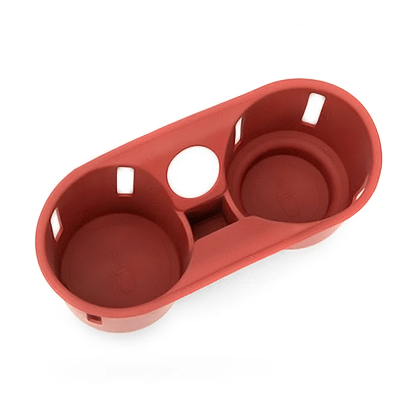 Porte-gobelet de voiture en Silicone pour Porsche Cayenne Macan, Console centrale, porte-bouteille, insertion antidérapante, organisateur de boissons, accessoires automobiles