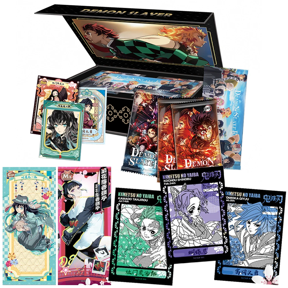 

Demon Slayer Collection Card Magical Youth Anime Characters Hollow Sand Limited Edition Card Boys and Girls Hobbies Gifts Toys