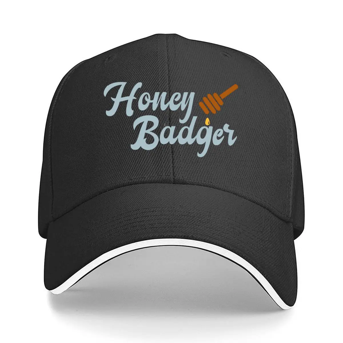 Honey Badger Honey Dipper Quote Sandwich Baseball Cap Outdoor