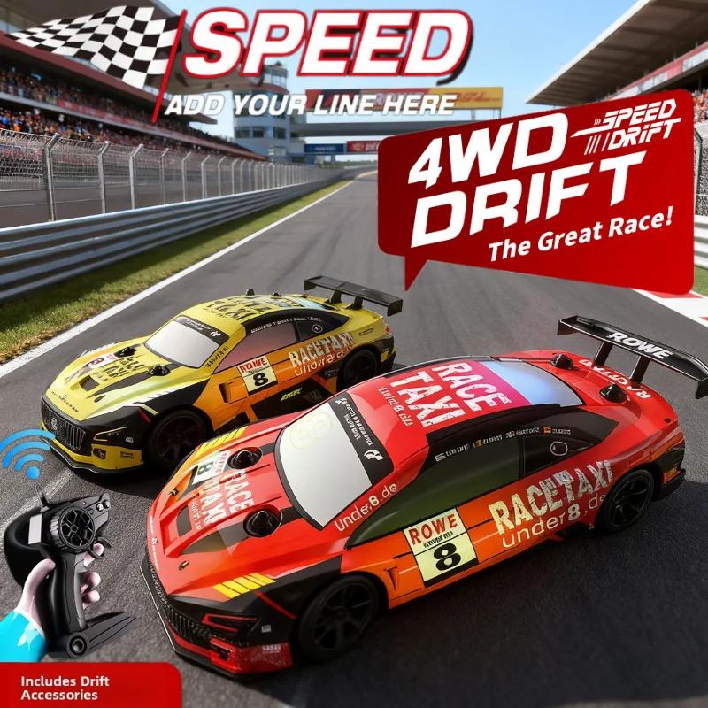 

1:24 RC дрифт-автомобиль, AMG 4WD, гоночный автомобиль с дистанционным управлением, подарок, гоночный автомобиль для соревнований, детская игрушка в подарок на день рождения