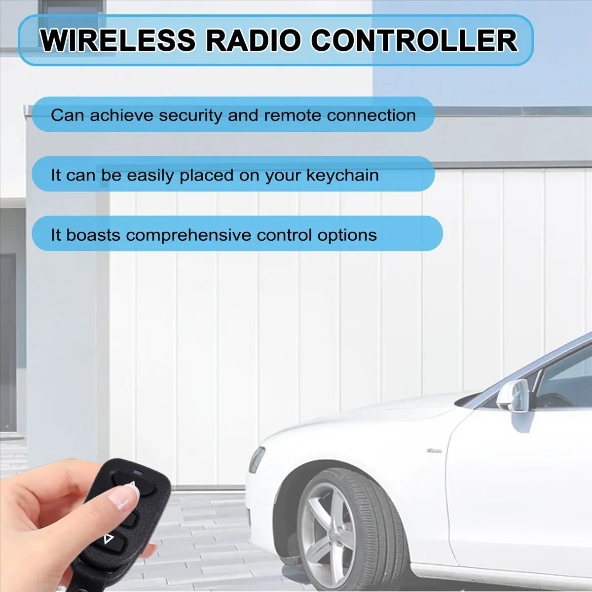 DC12V 40A 400W Wireless Motor Controller Remote Control for Garage Doors Curtains Roller Shutters and More