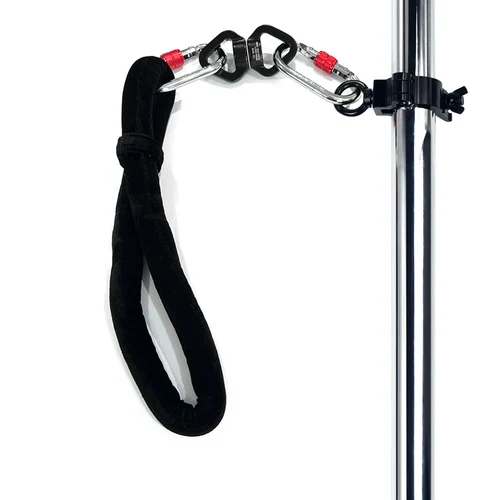 Imagen 2 del producto Kit de abrazadera colgante para Pole de baile, accesorio giratorio para Yoga aéreo, sedas, agarre de mosca acrobática, Pole Dance, Yoga, columpio, trapecio, hamaca de baile de seda