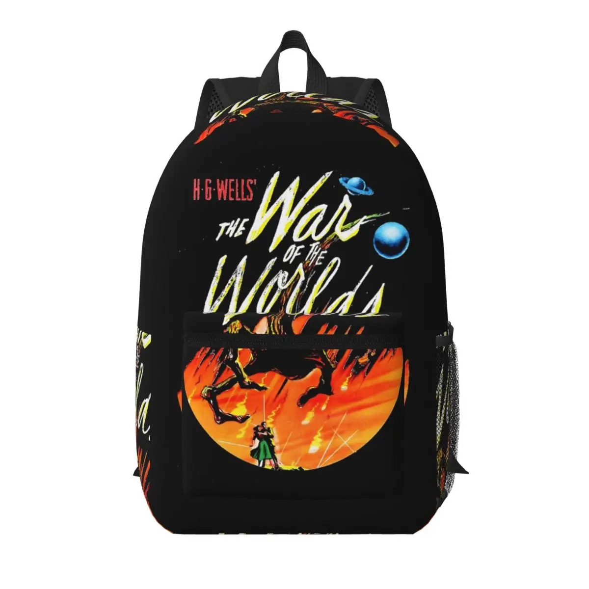 

War Of The Worlds Student Backpack School Bag Hiking Travel Daypack for Boys Girls Bookbag Shoulder Bags