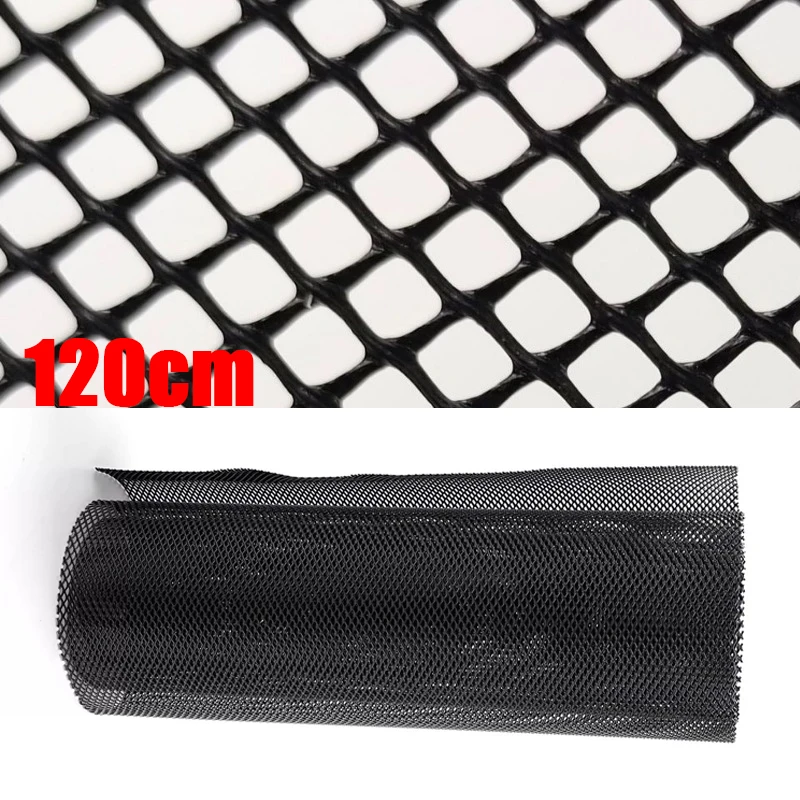 

1Pc 120cm Universal 3D ABS Racing Bumper Vents Black Honeycomb Grill Mesh Spoiler For Car Tuning Exterior Auto Parts Component