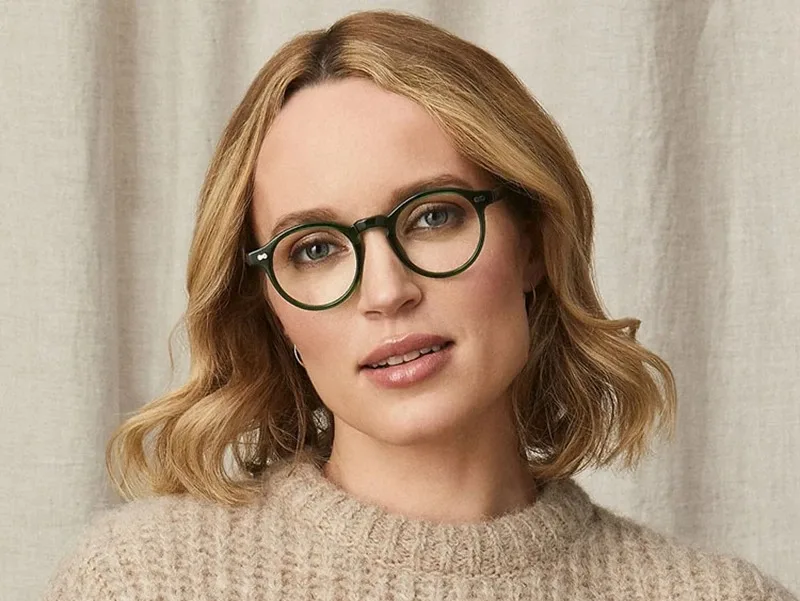 Runde Vintage-Acetat-Brille im Johnny-Depp-Lemtosh-Stil für Herren und Damen, Computerbrille, Luxusmarken-Brillengestell – Detail 5