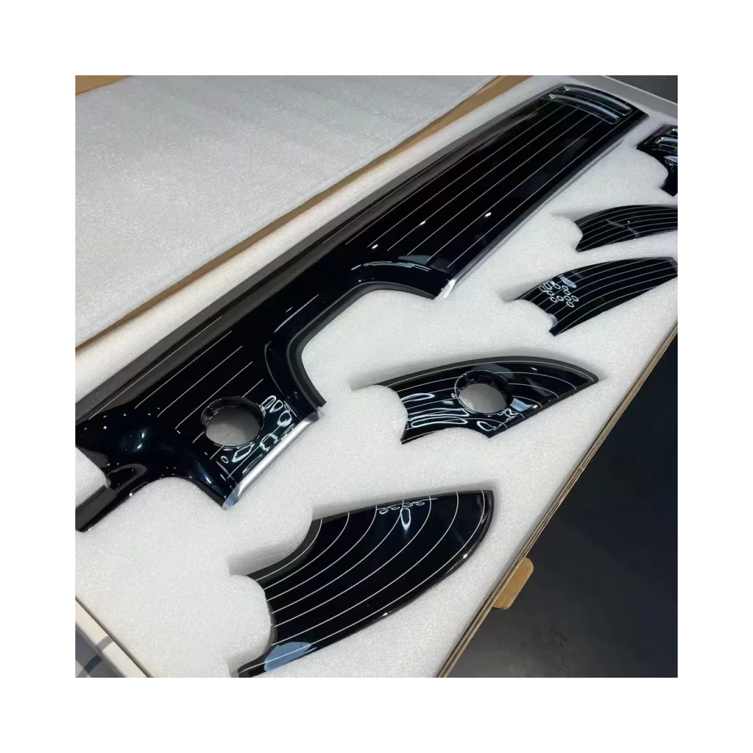 Hot Sale Black  White Piano Painting Dashboard Door Panels Decoration Interior for s Class W223 maybach