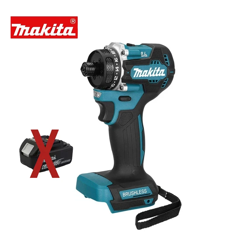 Makita 4000 U/min bürstenloser Elektroschrauber, 3800 IPM, 180 Nm, elektrische Bohrmaschine, Schlagschrauber, Holz-/Schrauben-/T-Modus, für 18-V-Akku