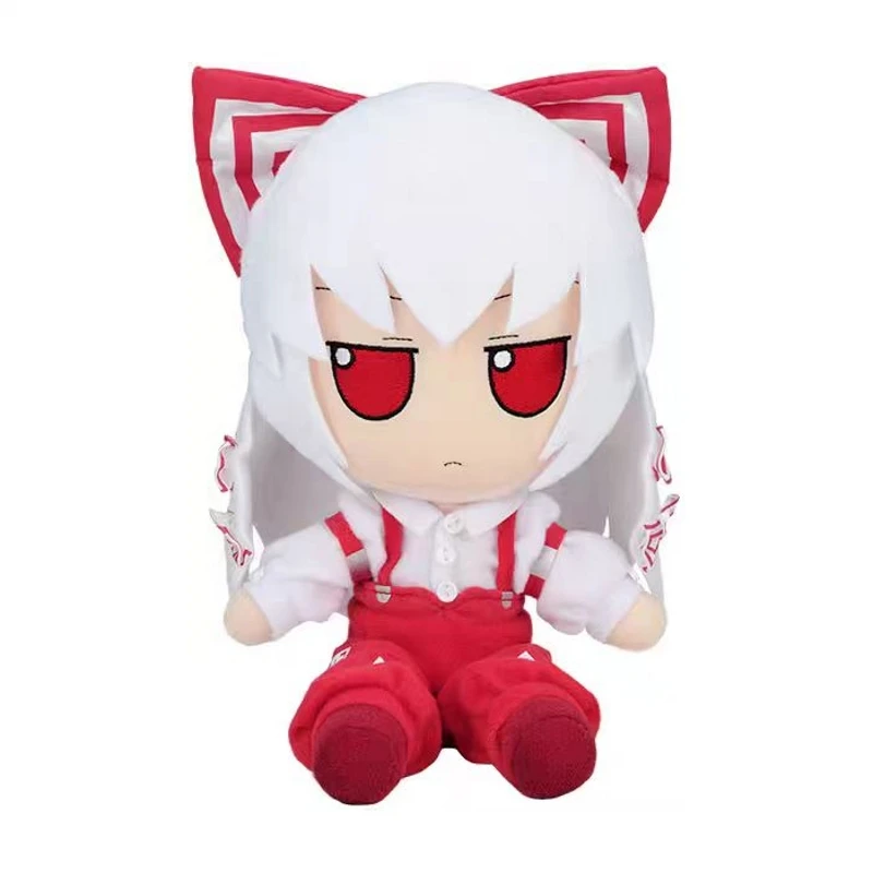 Struction o Fujiwara no Mokou Anime Peluche Oreiller pour Fille, Mignon, Dessin Animé, Cosplay, Anniversaire, Cadeau de Noël, 20cm