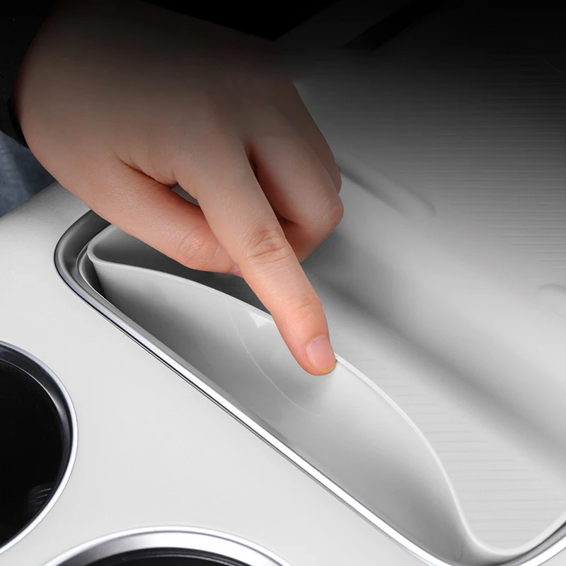 Car Wireless Silicone Padding Water Cup Holder Storage Box Anti slip Pad For Li Lixiang L7 L8 L9 2022 2023 2024 Accessories