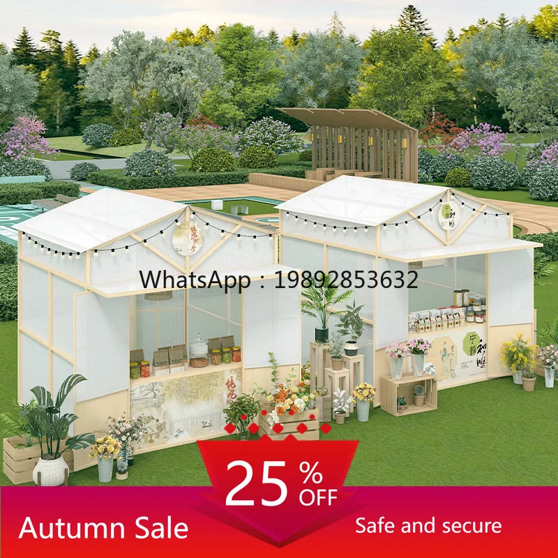 

LYY Attraction Stall Shelves Street Stall Racks Mall Promotion Shelves Tents Real Estate Night Market Small Stalls Outdoor
