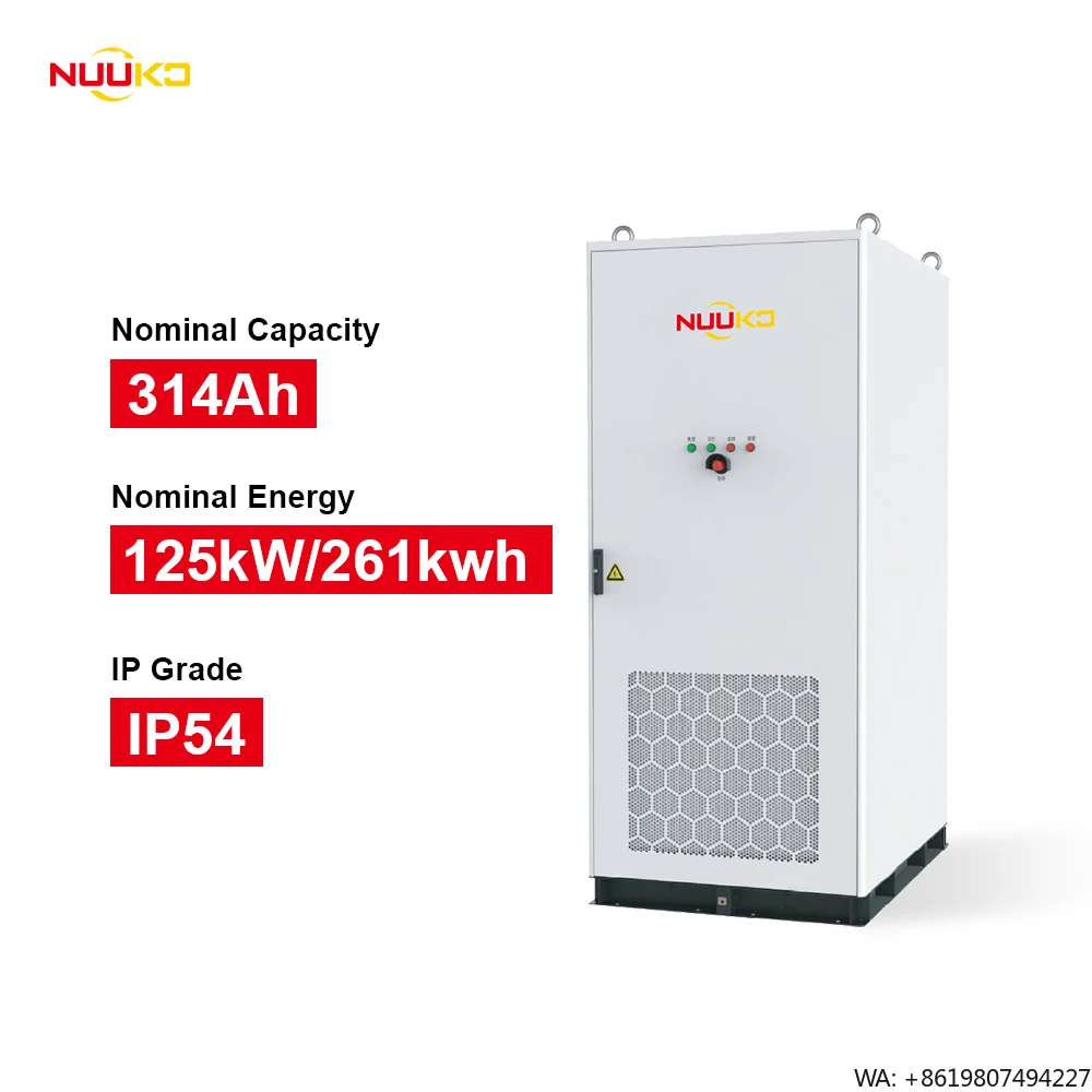 Hot Selling Energy All-in-One High-capacity 314Ah LiFePO4 Battery 125kW 261kWh Liquid-Cooled Industrial Energy Storage System