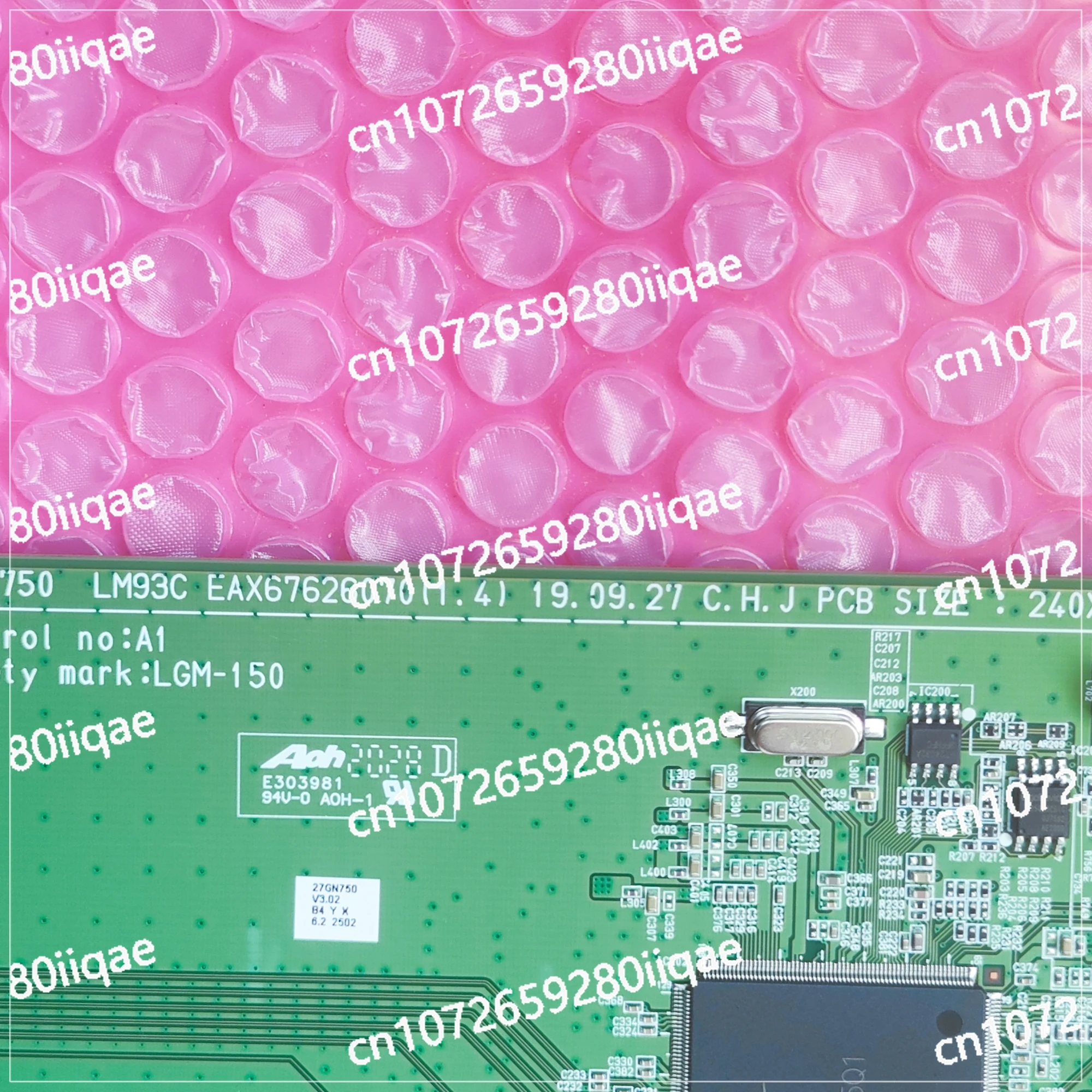 اللوحة الرئيسية لشاشة LG 27GN750 الأصلية الجديدة EAX67626070 LM93C