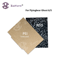 For Flyingbear Ghost 5 Ghost 6 Hotbed Double Sides PEI Build Plate Magnetic Base PEI Sheet Carbon Fiber 3D Printer Parts