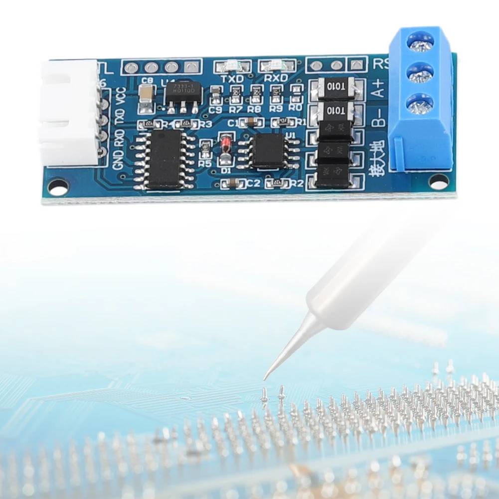 TTL Serial Port To RS485 Converter Module 3.3V 5V Serial Communication Module RXD TXD Indicator for Arduino