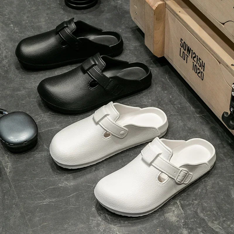 Crestar Fashion Clogs Slippers Women Men Outdoor Anti-Slip Slippers Shoes Eva Soft Soles Slides New Waterproof Medical Slippers