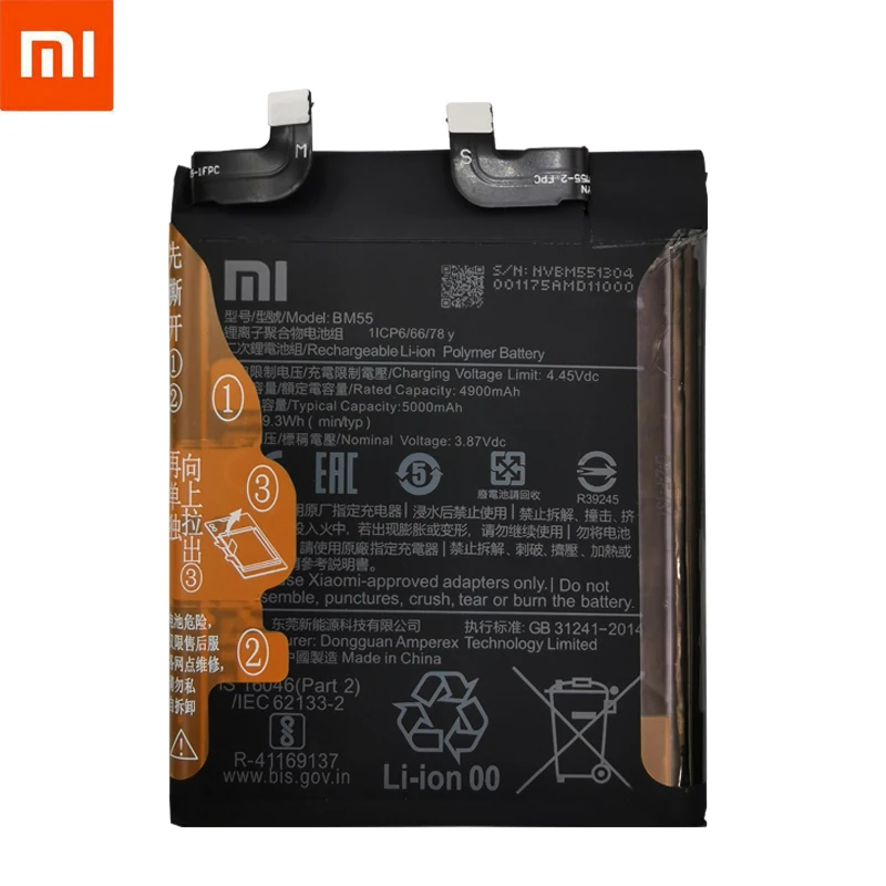 2024 Years BM55 100% Original Battery Mi11 pro For Xiaomi Mi 11 pro 11pro 11 Ultra 5000mAh Phone Batteries Bateria Fast Shipping