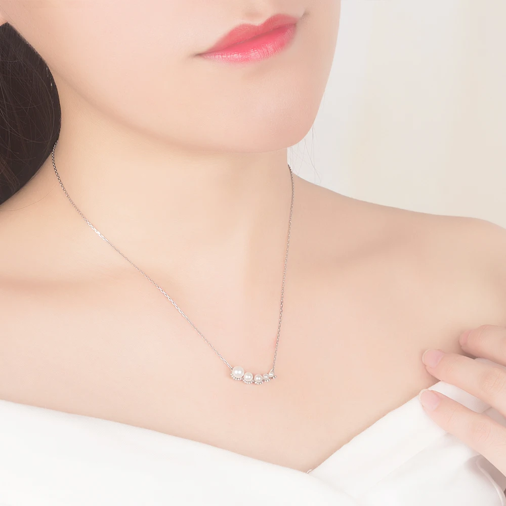 

Женское серебряное ожерелье 925, короткое колье, ювелирные изделия-цепочка, классическая мода, милые милые девушки, высококачественный кулон