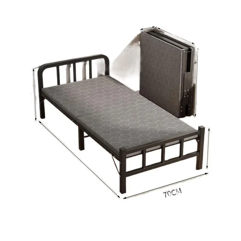 

Folding bed comfortable single small home office hard