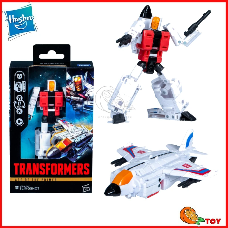 

In stock Takara Tomy Transformers toys Age Of The Primes Slngshot Model Robot Collection Action Figures Toy Gifts Hobby