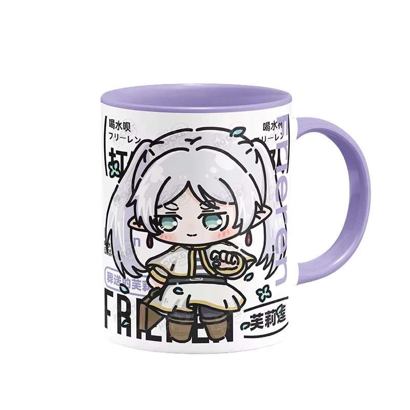 

Торцевые кружки Frieren Beyond Journey's Coffee Milk Керамическая чашка Frieren в подарок