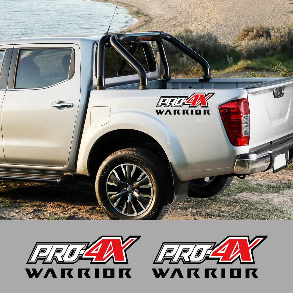 لاقط السرير الخلفي الجانب الشارات شاحنة الجرافيك برو 4X سيارة الفينيل ديكور ملصق غطاء اكسسوارات السيارات لنيسان نافارا المحارب SL ST