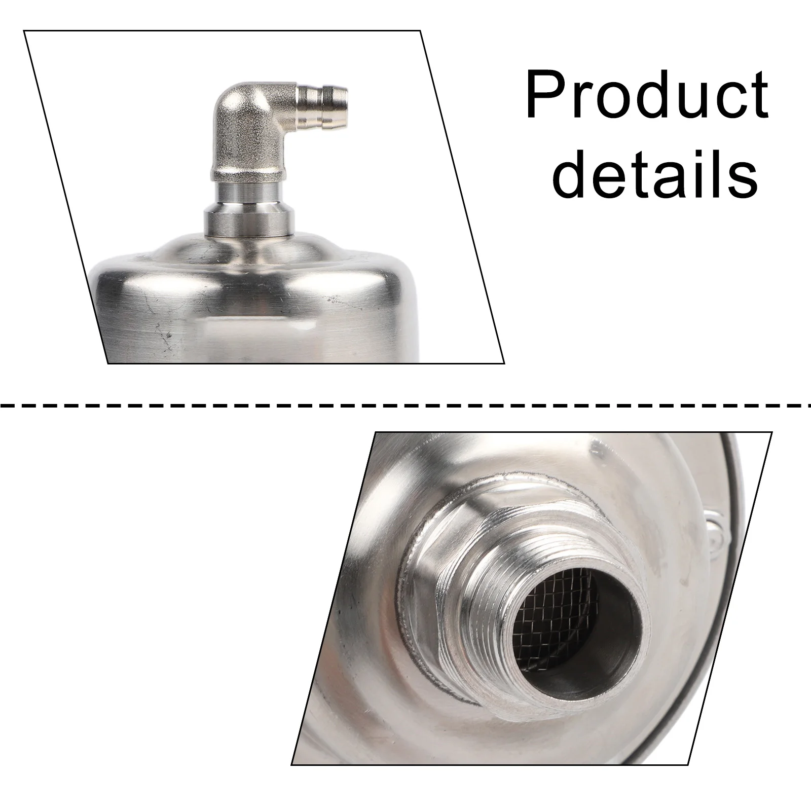 As Shown In The Figure Automatic Air Release Valve 304 Stainless Steel Material Bathroom Installation For Heating Systems
