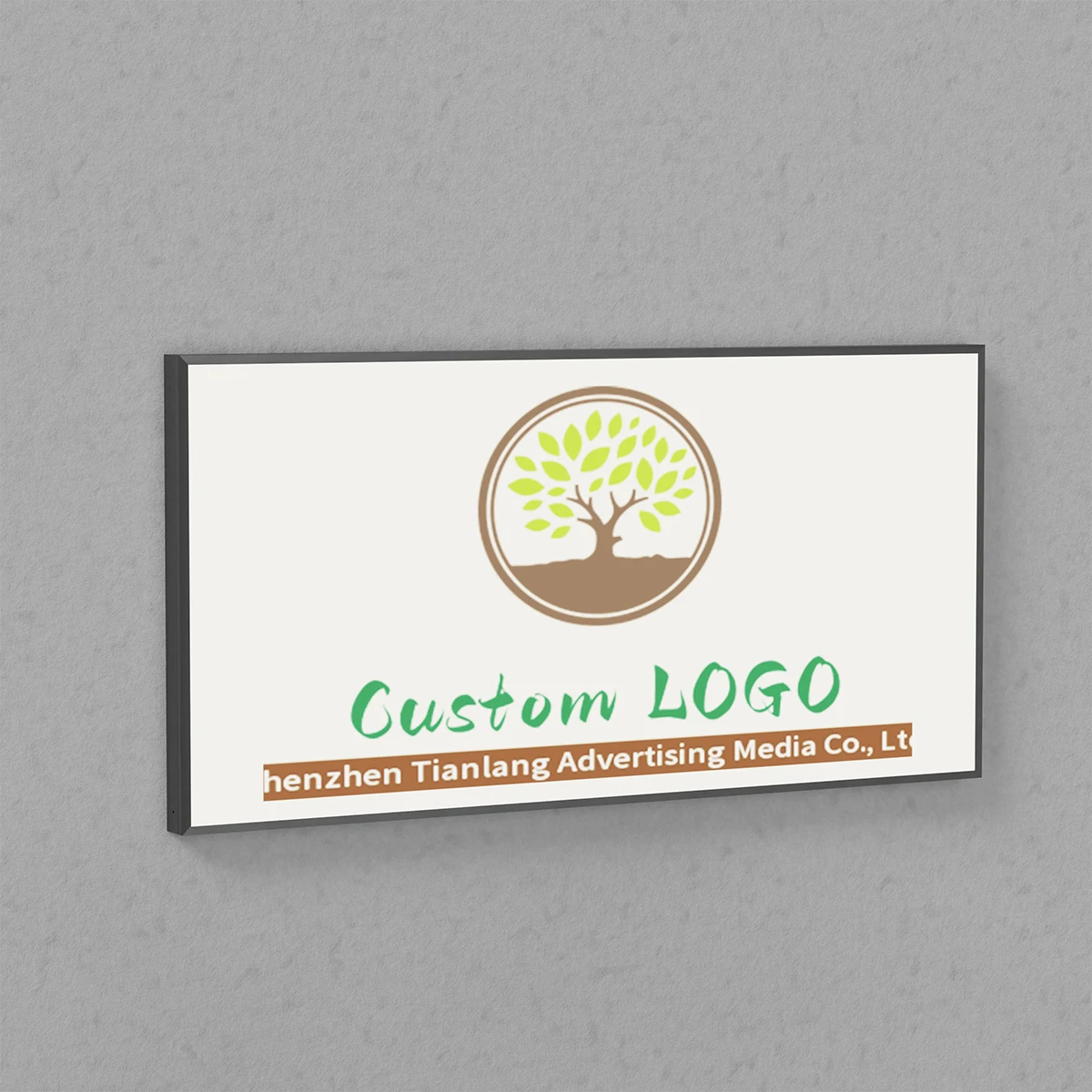 Customized acrylic advertising light box LED signage, suitable for coffee bar signage decoration