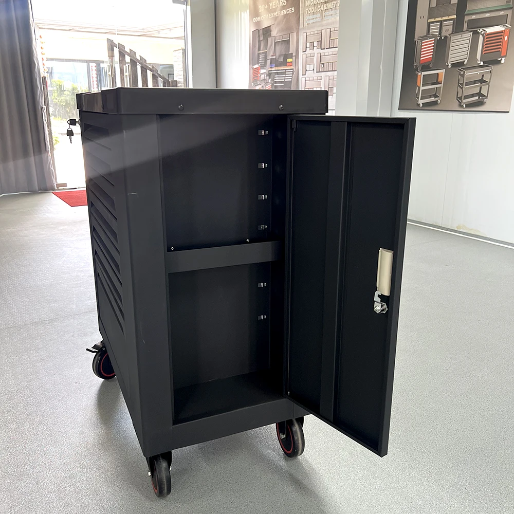 Lemari Perkakas 7 Pengemudi Meja Baja Tahan Karat Kabinet Organizer Alat Kapasitas BesarKotak Peralatan Perbaikan Mobil