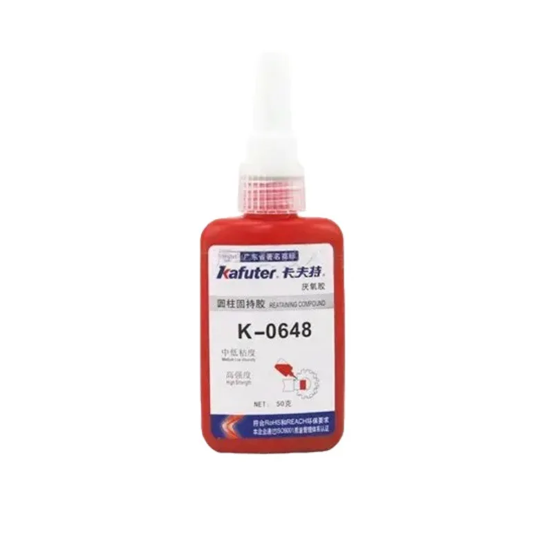 KAFUTER K-0648 High-strength and fast cylindrical part holding glue High temperature resistant repair glue