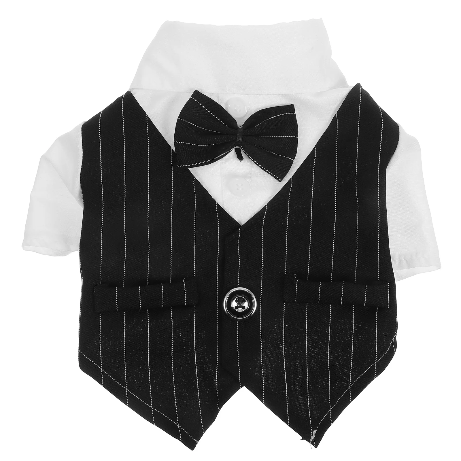 

Fashion Pet Costume Wedding Suit Cat Formal Dress Puppy Shirt Lightweight Reusable Skin-Friendly Apparel For Birthday Party