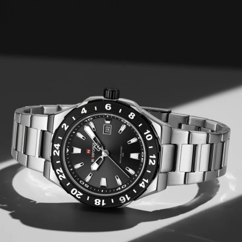 Naviforce 9249 High Quality Sports Casual Mens Watch Business Stainless Steel Quartz Wristwatches Male Clock Reloj Hombre view 5