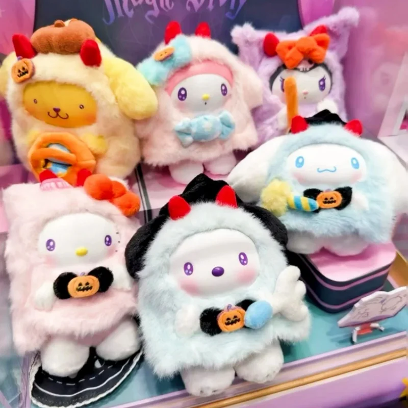 شخصيات سانريو للهالوين كاندي كرنفال سلسلة ليلية صندوق أعمى Kawaii دمية المفاتيح تحصيل لعبة حلية عصرية #2