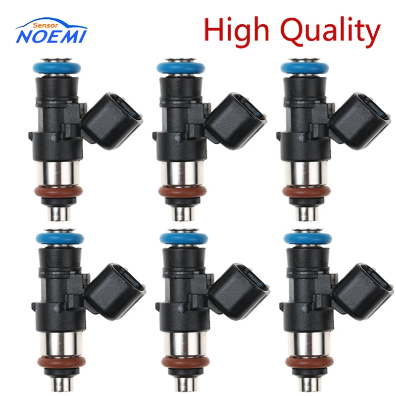 

YAOPEI 6pcs 0280158091 Fuel Injector For Mazda CX-9 Lincoln MKZ For Ford Edge 3.5L