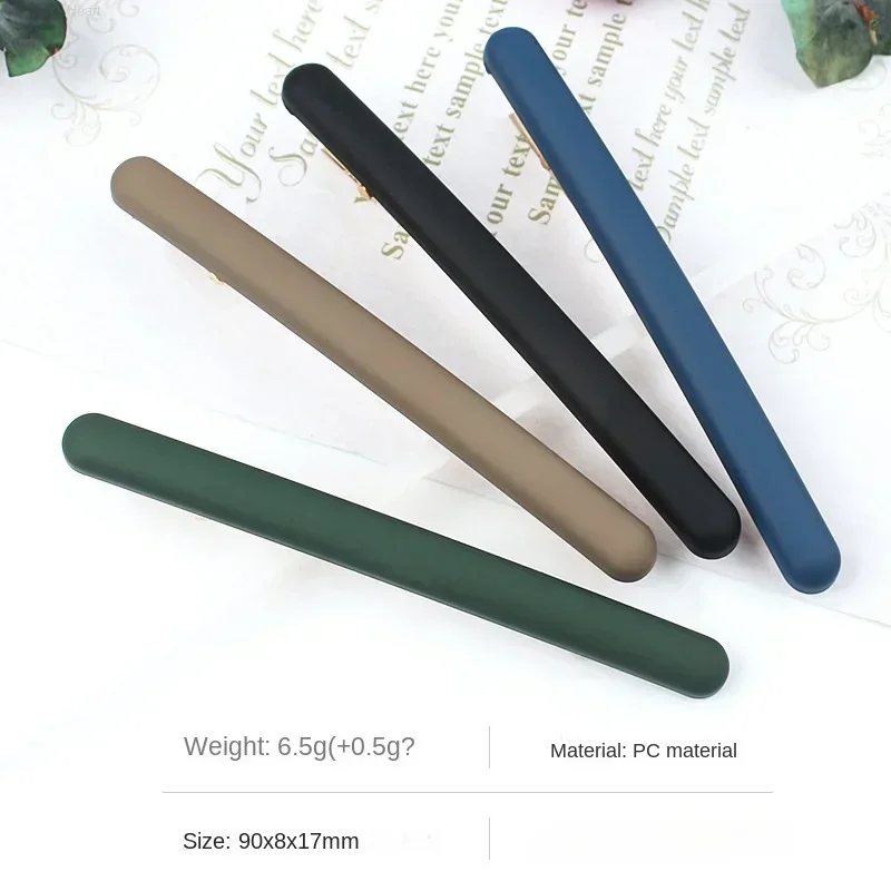 Fresh Simple Frosted One Word Clip Headdress Broken Hair Side Clip Korean Women Girls Back of The Head Duckbill Clip Wholesale