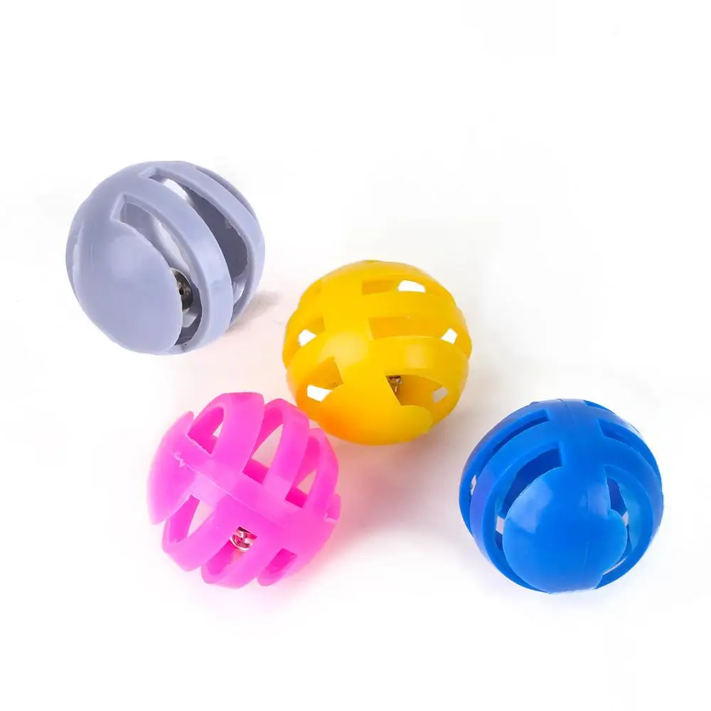 1~8PCS Toy Ball Environmental Friendly Fashionable Pet Products Low-voltage Bell Ball Random Color Ball Tasteless Beautiful