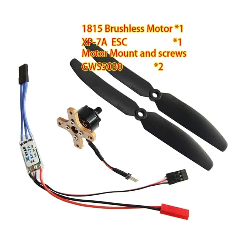 1406 (1815) Bürstenloser Motor 3000 kV 2S GWS5030 Propeller XP-7A ESC Schub 208 g FPV Elektronische Kits